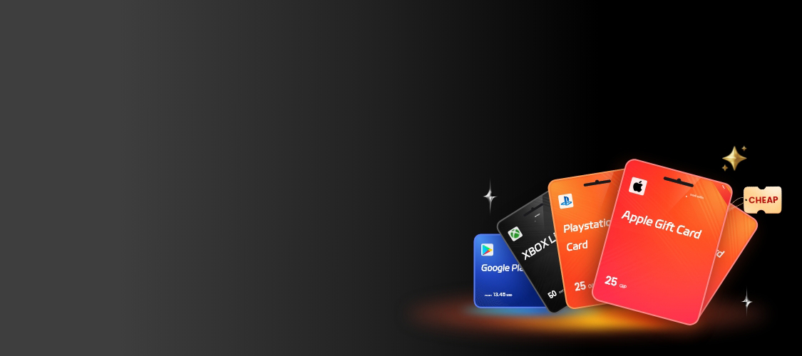 gift cards banner mobile